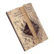 Caderno A5 Premium Magnético Harry Potter: The Marauder s Map - Blue Sky For Cheap