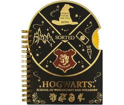 Caderno A5 Harry Potter: Spinning Sorting Hat - Blue Sky Supply