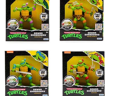 Figura Teenage Mutant Ninja Turtles Classics with Skate - Concentra - Envio Aleatório Discount