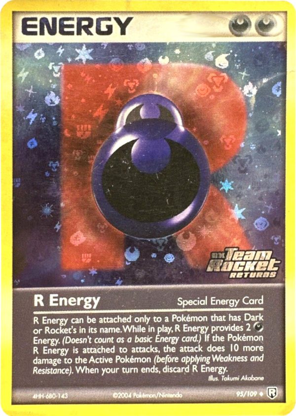 R Energy (95 109) (Stamped) [EX: Team Rocket Returns] Supply