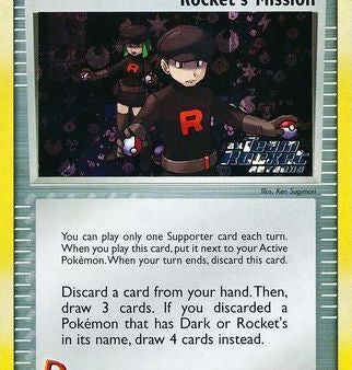 Rocket s Mission (88 109) (Stamped) [EX: Team Rocket Returns] For Sale