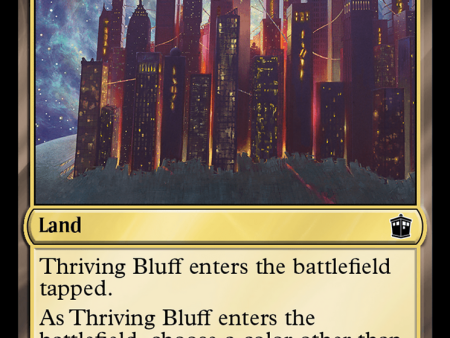 Thriving Bluff (Surge Foil) [Doctor Who] Supply