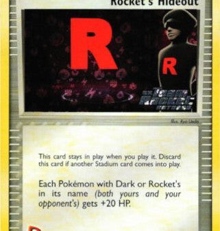 Rocket s Hideout (87 109) (Stamped) [EX: Team Rocket Returns] Sale