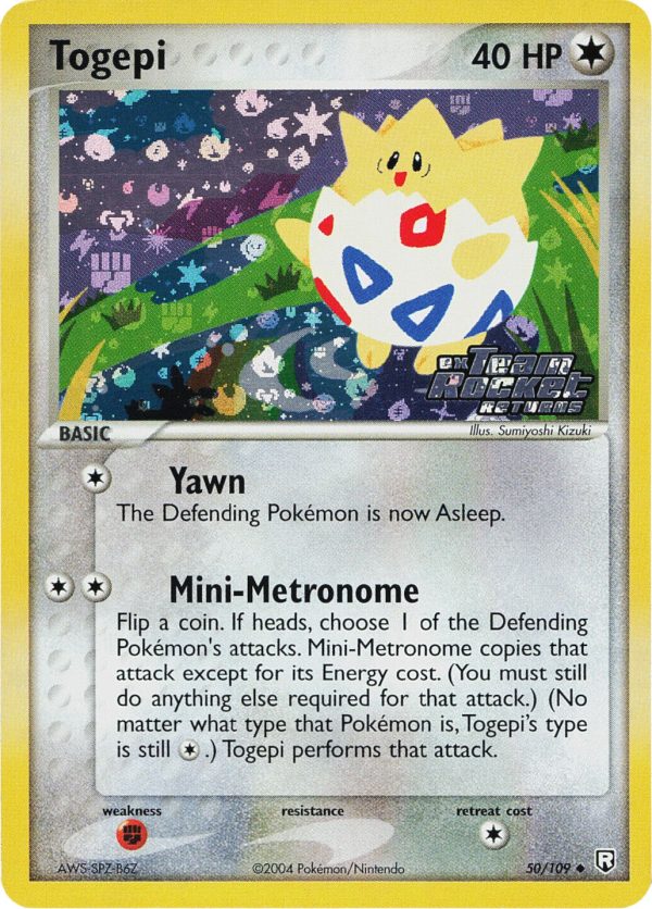 Togepi (50 109) (Stamped) [EX: Team Rocket Returns] Sale