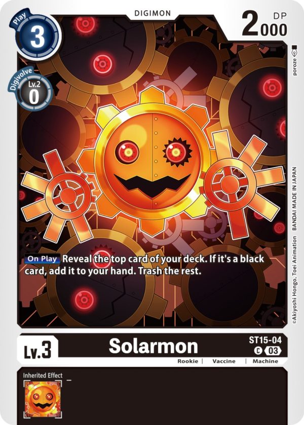 Solarmon [ST15-04] [Starter Deck: Dragon of Courage] Fashion