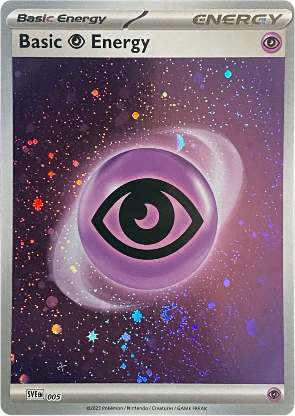 Basic Psychic Energy (005) (Cosmos Holo) [Scarlet & Violet: Base Set] Discount