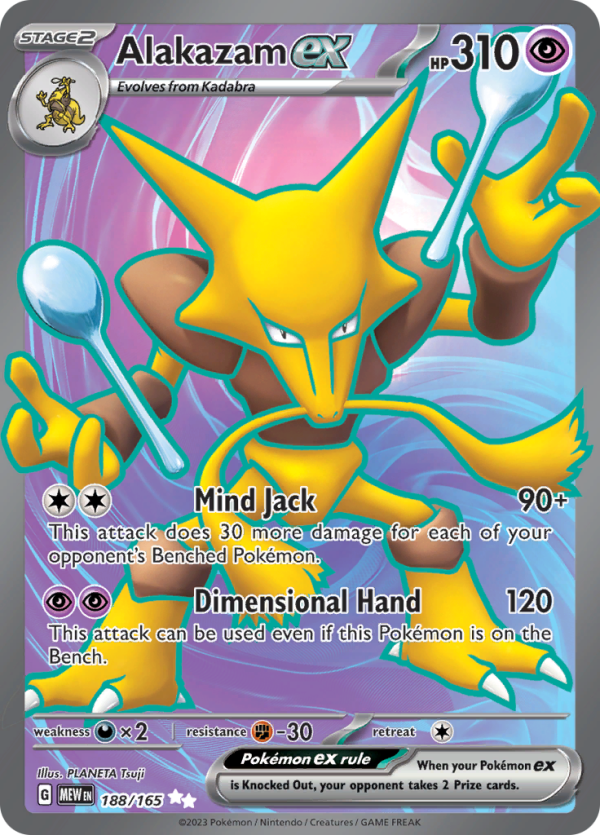 Alakazam ex (188 165) [Scarlet & Violet 151] Supply