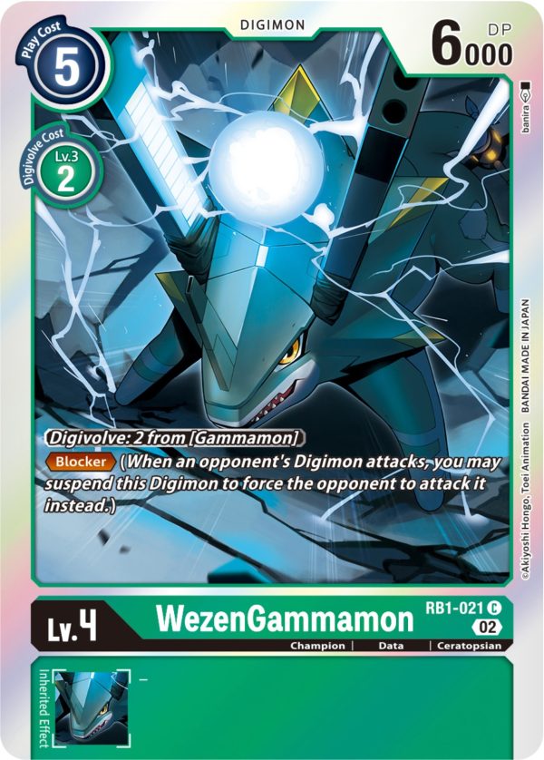 WezenGammamon [RB1-021] [Resurgence Booster] For Discount