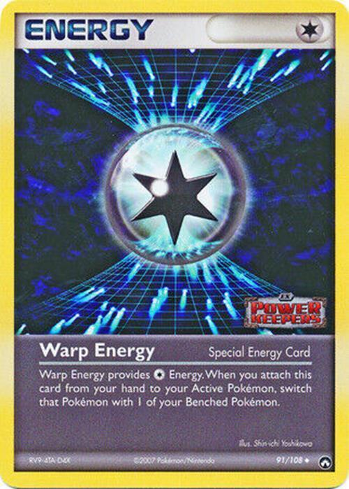 Warp Energy (91 108) (Stamped) [EX: Power Keepers] Online Hot Sale