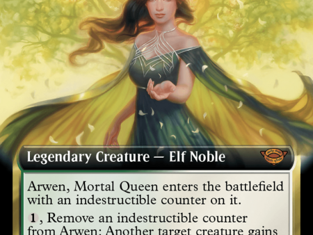 Arwen, Mortal Queen (Extended Art) (Surge Foil) [The Lord of the Rings: Tales of Middle-Earth] For Sale