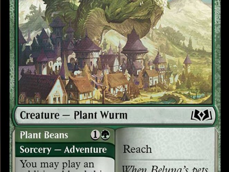 Beanstalk Wurm    Plant Beans [Wilds of Eldraine] on Sale