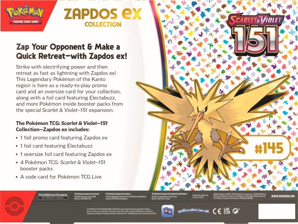 Scarlet & Violet: 151 - Zapdos ex Box Cheap