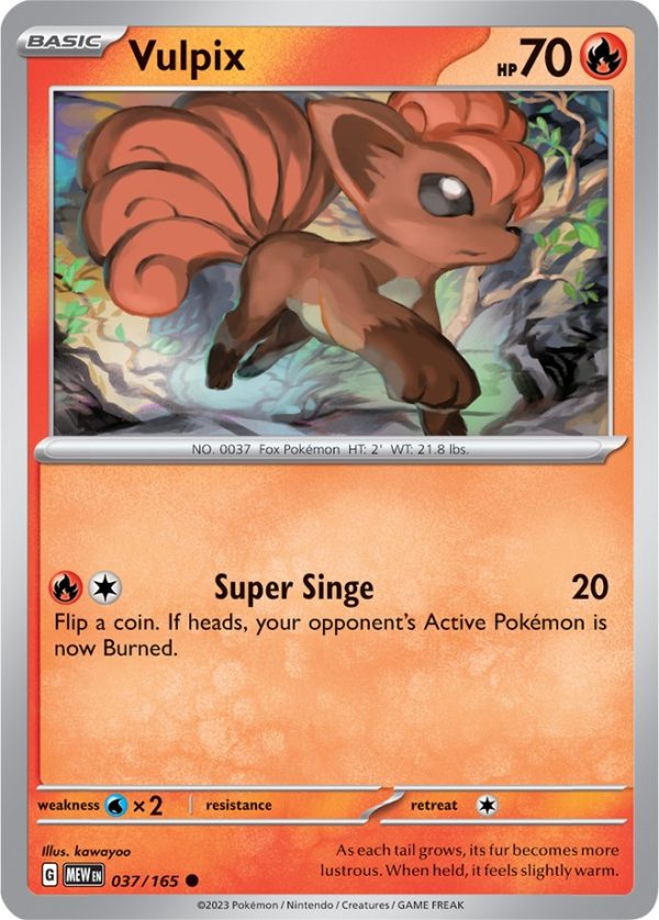 Vulpix (037 165) [Scarlet & Violet 151] Supply