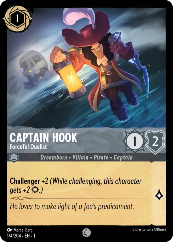 Captain Hook - Forceful Duelist (174 204) [The First Chapter] Fashion