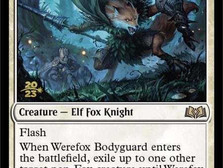 Werefox Bodyguard [Wilds of Eldraine Prerelease Promos] Sale